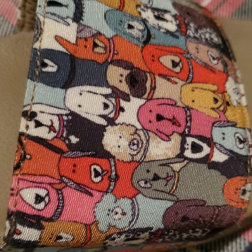 Skechers BOBS Colorful Dog Pattern Slides - Picture 4 of 6